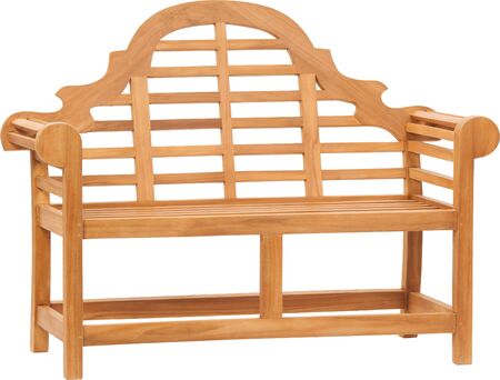 Garden wooden chair or wood bench isolated on white background and have clipping paths.の写真素材