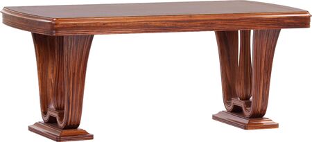 vintage table isolated on white with pathの写真素材