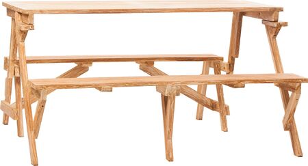 Garden wooden chair or wood bench isolated on white background and have clipping paths.の写真素材
