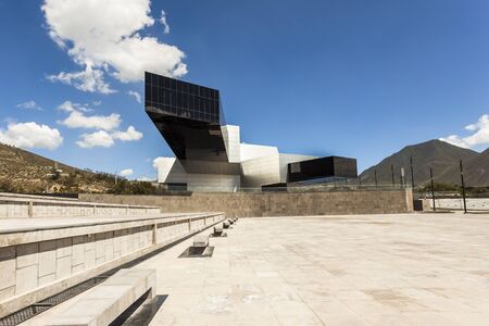Pomasqui, ECUADOR - APRIL 15: Building UNASUR, Union of South American Nations. It is one of The most modern buildings in the region, located close to half the world. April 15, 2015 in Pomasqui, Ecuadorのeditorial素材