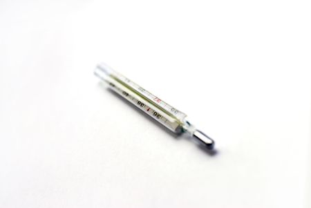 medicine hermometer isolated on white