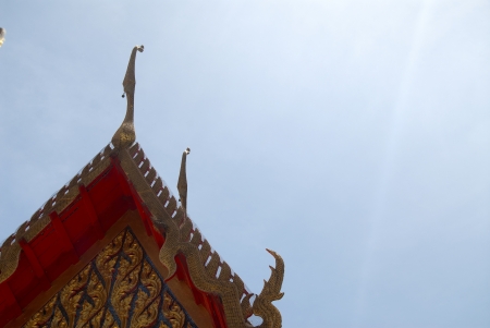 lai Thai on Thai triangle temple