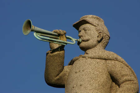 Civil War Buglerの写真素材