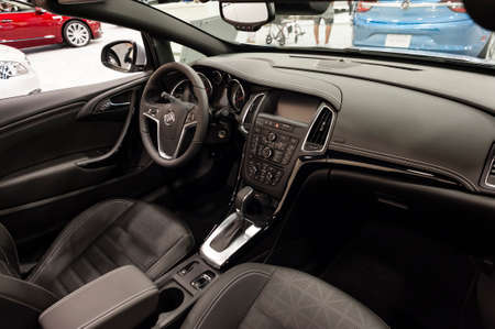 Miami, USA - September 10, 2016: Buick Cascada convertible on display during the Miami International Auto Show at the Miami Beach Convention Center.のeditorial素材