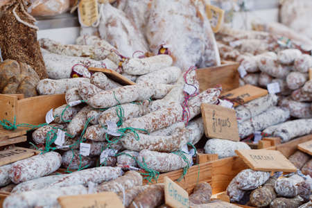 NETHERLANDS, AMSTERDAM - SEPTEMBER 17, 17: Domestic meat market in Amsterdam on sundayのeditorial素材
