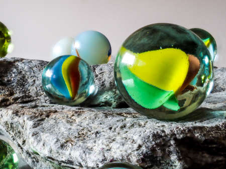 Glass marbles. Child's play.