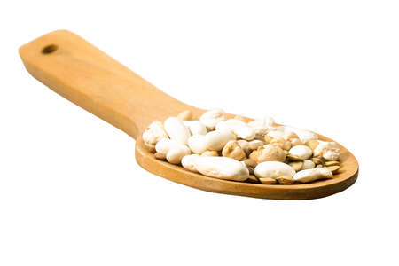 Different varieties of legumes from crops with protected designation of origin produced in Spain.の写真素材