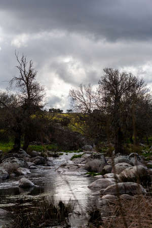 Landscape of the Montes de Toledo in Castilla La Mancha, Spain.