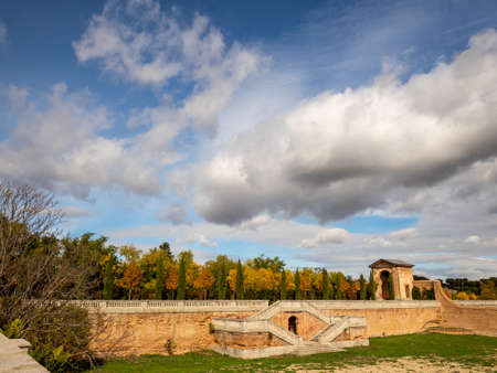 View of the palace of the Infante Don Luis. Boadilla del Monte, Madrid, Spainのeditorial素材