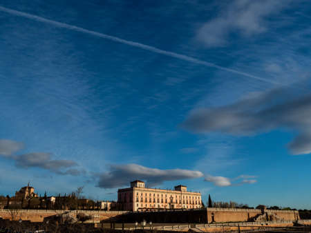 View of the palace of the Infante Don Luis. Boadilla del Monte, Madrid, Spainのeditorial素材