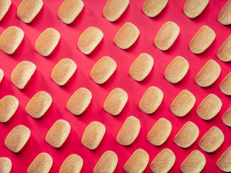 potato-based aperitif in the shape of a French fryの写真素材