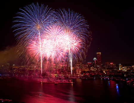The 4th of July celebration in Boston, Massachusettsの写真素材