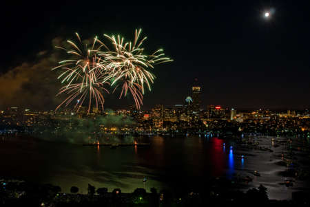 The 4th of July celebration in Boston, Massachusettsの写真素材