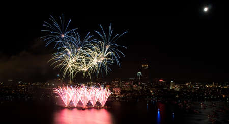 The 4th of July celebration in Boston, Massachusettsのeditorial素材