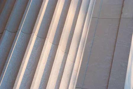Detailed view of Greek style architectural columnの写真素材