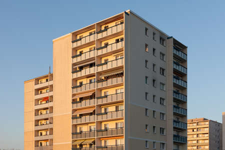 Apartment buildings, Frankfurt (Oder) Neuberesinchen, Brandenburg, Germany