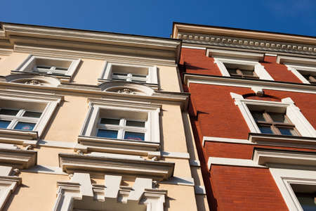 Historic architecture in Frankfurt (Oder), Brandenburg, Germanyの写真素材