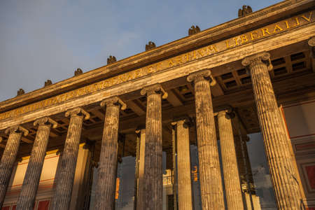 The Altes Museum (Old Museum) in Berlin, Germanyのeditorial素材
