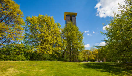 BERLIN-MAY 2: The Carillon (Glockenspiel) in Berlin's Grosser Tiergarten on May 2, 2016 in Berlin. The Carillon in Berlin is the biggest in Europe and holds regular concerts.のeditorial素材
