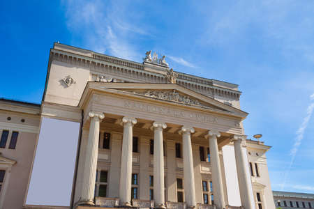 The National Opera House (Latvian National Opera) in Riga, Latviaのeditorial素材