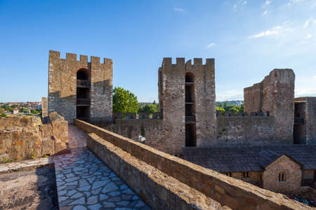 Citadel of the Despot Djuradj in Smederevo Fortress, one of the largest fortifications in Serbiaのeditorial素材