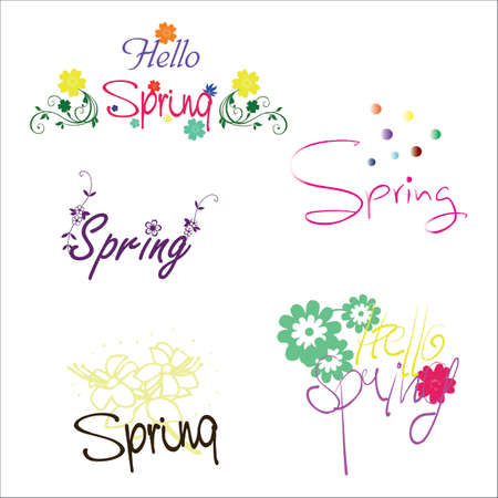 Spring, flower background (flowers, background, spring)のイラスト素材