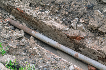 Replacement of old water pipes located underground. Repair of underground utilities. It is necessary...