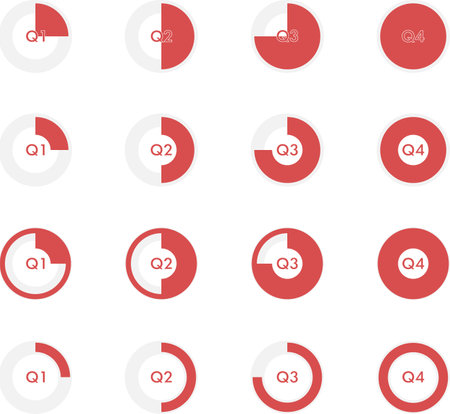 pie chart vector illustration. pie chart icon. pie chart icon. pie chart icon.のイラスト素材
