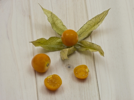 Physalis or cape gooseberry の写真素材
