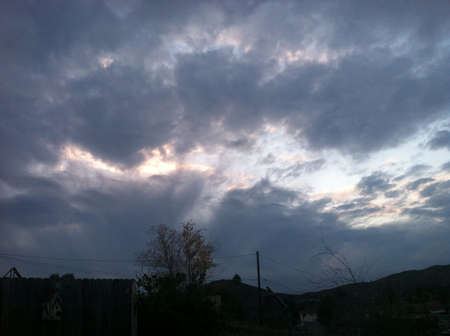 Clouds at end of the dayの素材