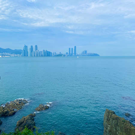 Panoramic view of Pattaya city, Chonburi, Thailandの写真素材