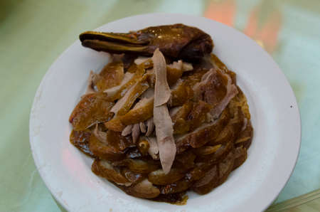 Peking Duck famous duck dish from Beijingの写真素材