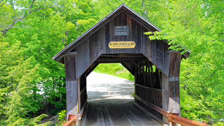 Covered Bridges in Vermontの写真素材