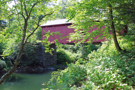Covered Bridges in Vermontの写真素材
