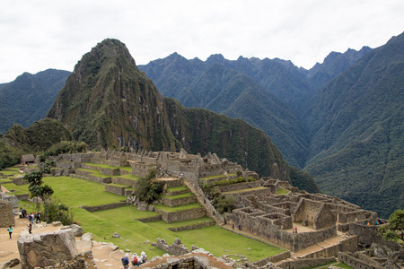 Ancient Inca Ruins of Machu Picchu