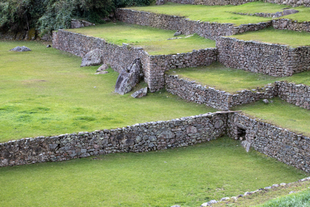 Ancient Inca Ruins of Machu Picchuの写真素材
