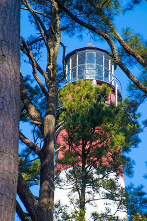 Assateague Island Light Houseの写真素材