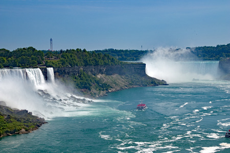 Niagara Falls from the Canadian sideの写真素材