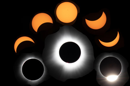 Solar Eclipse April 2024 in Maine, USA