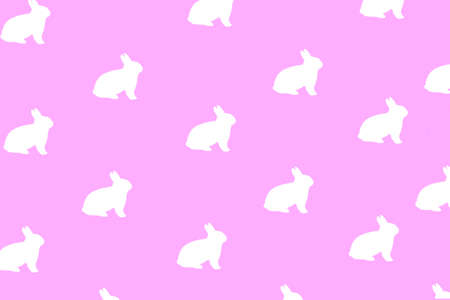 rabbit design against pink background.の写真素材