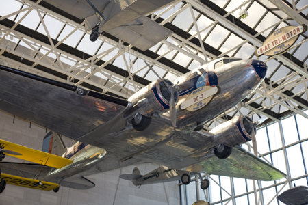 WASHINGTON, DC - JULY 9: Douglas DC-3. Taken July 9, 2011 in Smithsonian National Air & Space...