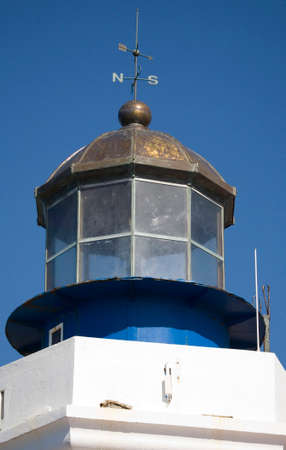 Close up of the Arecibo Lighthouse in Puerto Rico.の写真素材