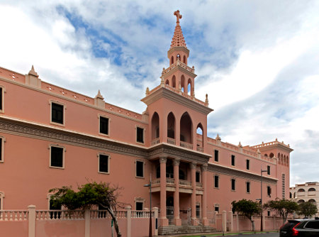 San Juan, Puerto Rico - May 30, 2022: Nursing home of Hermanitas Ancianos Desamparados Hogar Nuestra Senora De.のeditorial素材