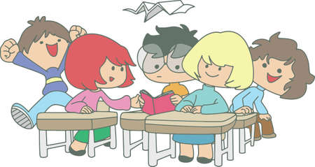 in the class&#xD;&#xA;のイラスト素材