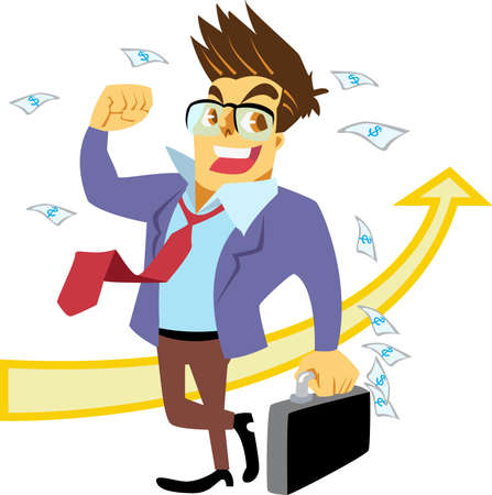 Businessman vector iconのイラスト素材