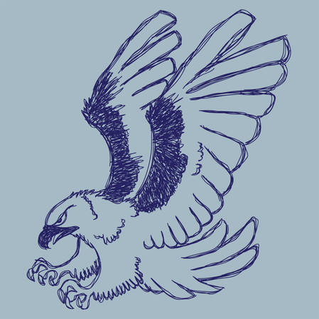 Eagle Sketchのイラスト素材
