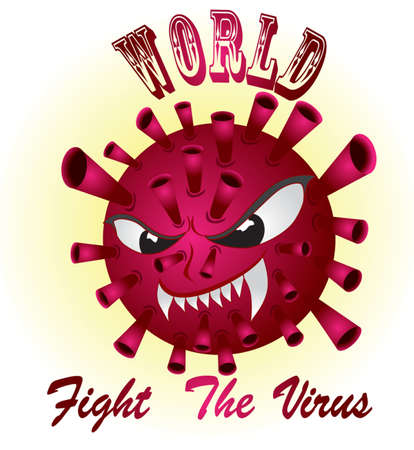 illustration icon virusのイラスト素材