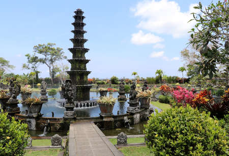 tirtagangga water palace - Baliのeditorial素材