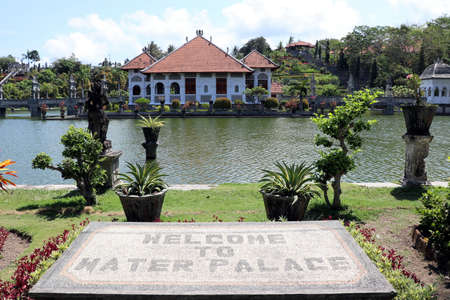 Taman Ujung Water Palace - Bali Indonesia Asiaのeditorial素材