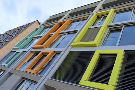 Colorful windows - Heilbronn Germany